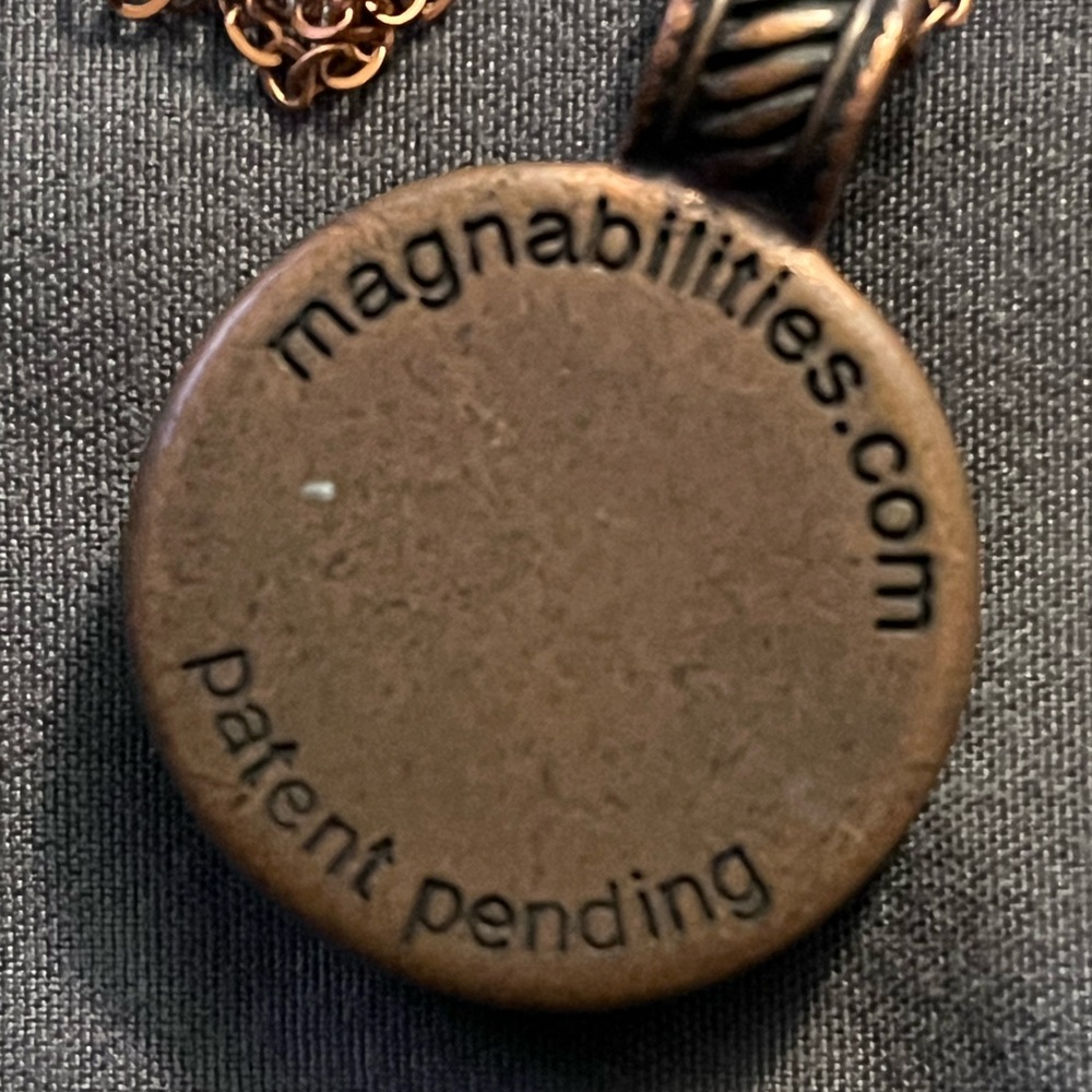 Magnabilities Magnetic beach Insert Pendant necklace vintage interchangeable - Picture 3 of 5